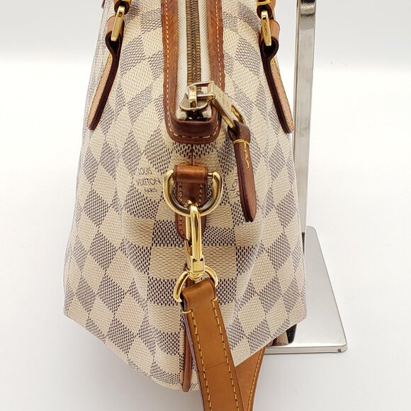 Louis Vuitton Riviera PM Beige Damier Azur Shoulder Bag 588-102425 - Picture 3 of 16